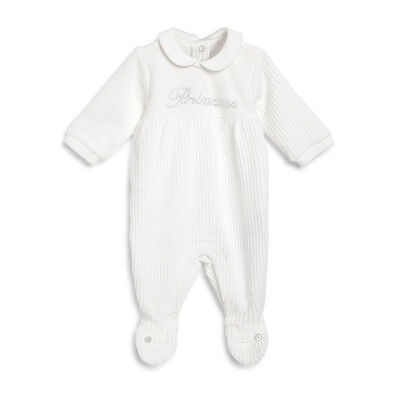 Girls Solid Leg Opening Babysuit